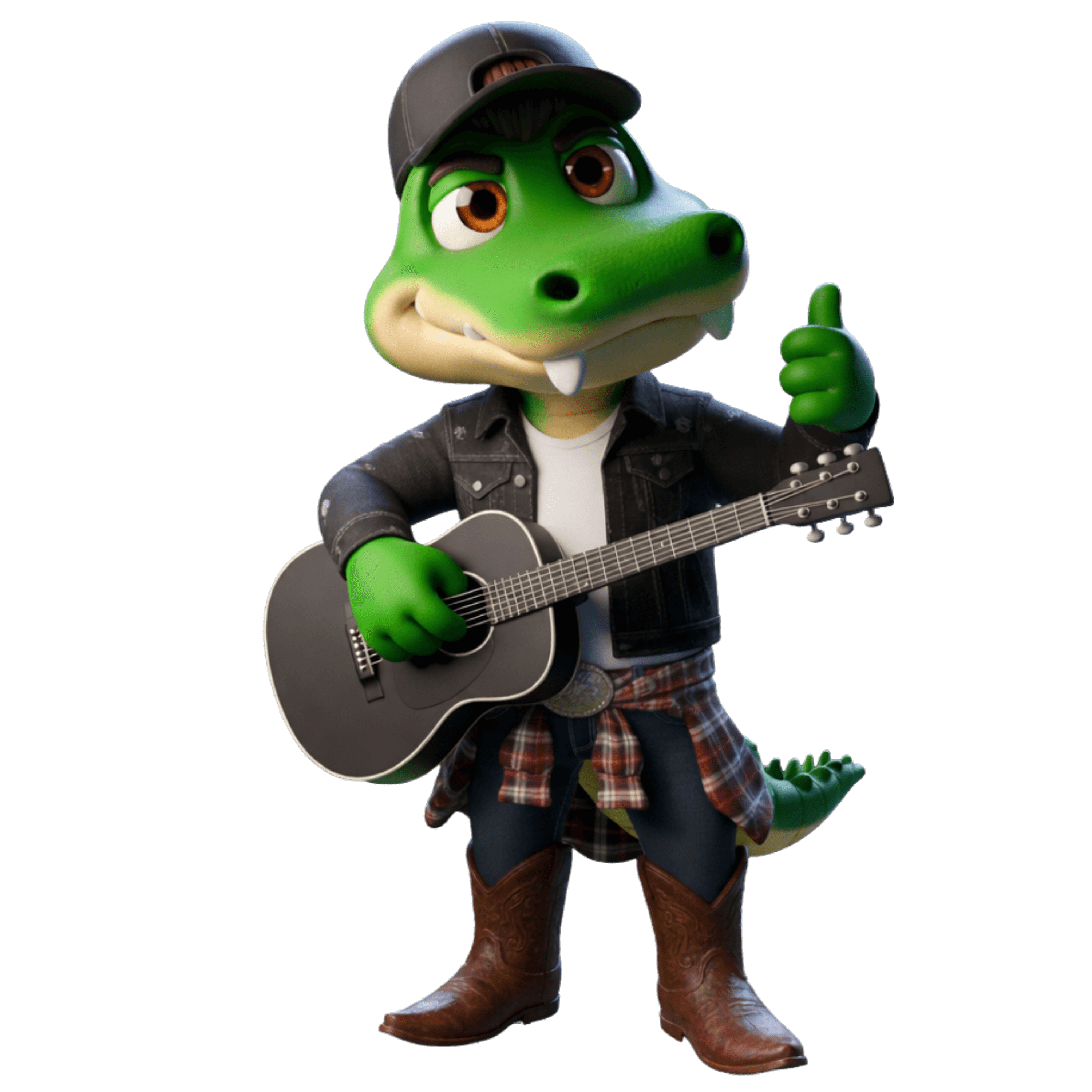 Jacaré celebrando no Jogo do Bicho