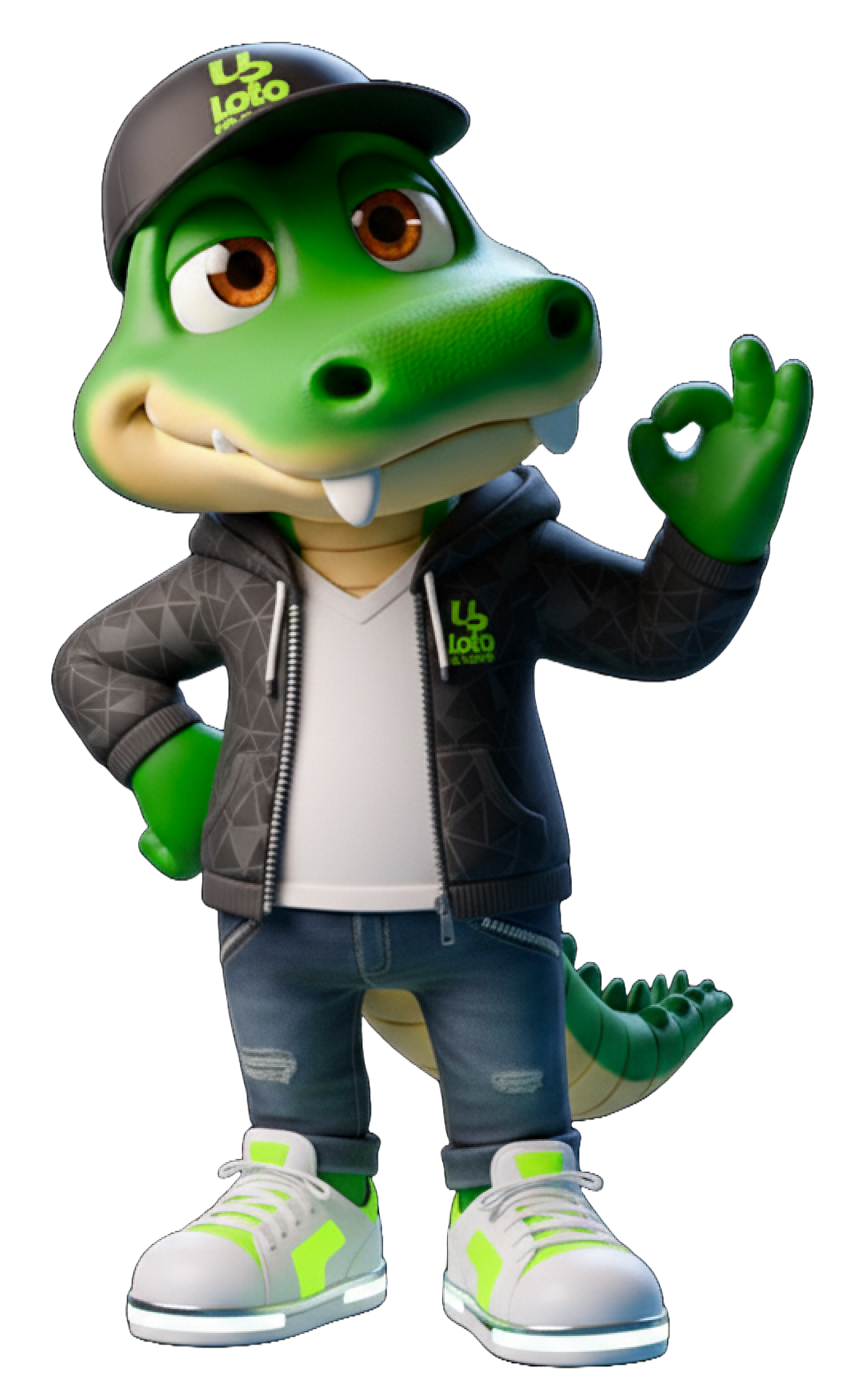 Jacaré mascote do Loto do Bicho